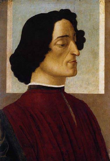 BOTTICELLI, Sandro Portrait of Giuliano de Medici